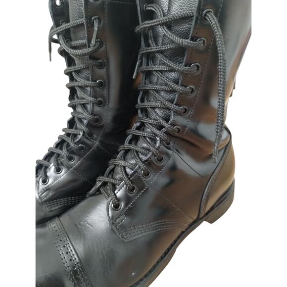 Corcoran Men's Combat Original Jump Boots size 11 Emo Gothcore Gothic Rock Moto - Picture 3 of 12